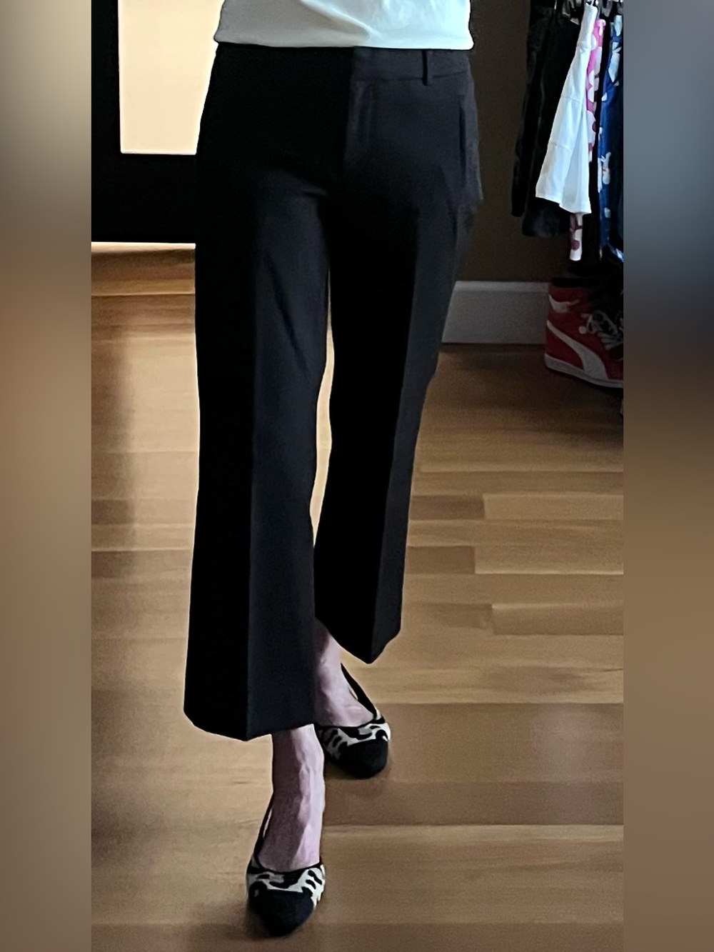 J.Crew Black Bootcut Pants